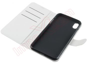 White book case for iPhone XS Max, 6.5"